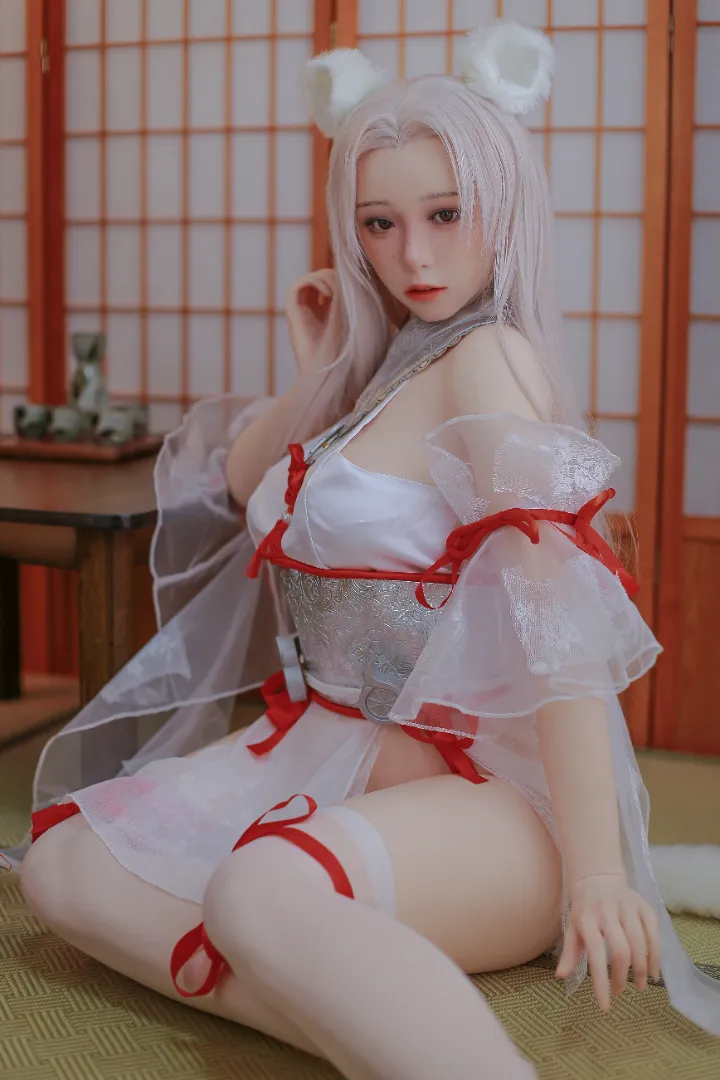 152cm (5ft0) E-Cup Réaliste Silicone Poupée sexuelle Yume, ROS Tête #38C